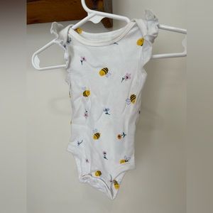 Carter’s Newborn Onesie Ruffle straps